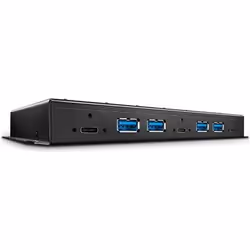 Lindy 43275, USB 3.2 Gen 2 (3.1 Gen 2) Type-A, USB 3.2 Gen 1 (3.1 Gen 1) Type-A, USB 3.2 Gen 1 (3.1 Gen 1) Type-C, 10000 Mbit ...