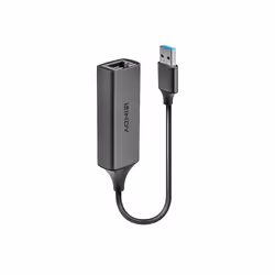 Lindy 43298, Avec fil, USB, Ethernet, 5000 Mbit/s, Argent