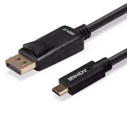 Lindy 43307 câble vidéo et adaptateur 10 m USB Type-C DisplayPort Noir - Vue supplémentaire 5