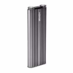 Lindy 43318, Enceinte ssd, M.2, PCI Express, 20 Gbit/s, Connectivité USB, Argent