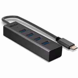 Lindy 43325, USB 3.2 Gen 1 (3.1 Gen 1) Type-C, USB 3.2 Gen 1 (3.1 Gen 1) Type-A, 5000 Mbit/s, Gris, Aluminium, Plastique, 0,3 ...