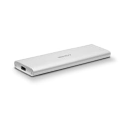 Lindy 43332 Boîtier de disques de stockage Enceinte ssd Argent M.2