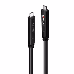 Lindy 43333, 10 m, USB C, USB C, USB 3.2 Gen 1 (3.1 Gen 1), Noir