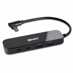 Lindy 43334, USB 3.2 Gen 2 (3.1 Gen 2) Type-C, USB 3.2 Gen 2 (3.1 Gen 2) Type-A, USB 3.2 Gen 2 (3.1 Gen 2) Type-C, 10000 Mbit ...