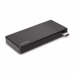 Lindy 43336, Avec fil, USB 3.2 Gen 1 (3.1 Gen 1) Type-C, 60 W, Noir, 3840 x 2160 pixels, Aluminium