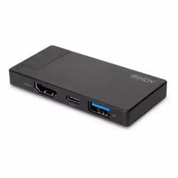 Lindy 43336 station d'accueil Avec fil USB 3.2 Gen 1 (3.1 Gen 1) Type-C Noir