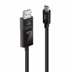 Lindy 43343, 3 m, USB Type-C, DisplayPort, Mâle, Mâle, Droit