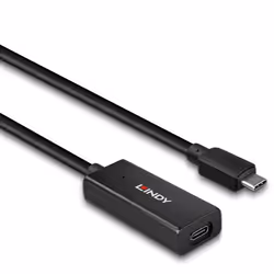 Lindy 43356 hub & concentrateur USB 3.2 Gen 1 (3.1 Gen 1) Type-C 5000 Mbit/s Noir