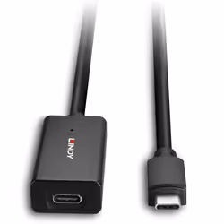 Lindy 43356 hub & concentrateur USB 3.2 Gen 1 (3.1 Gen 1) Type-C 5000 Mbit/s Noir - Vue supplémentaire 4