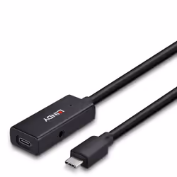 Lindy 43356 hub & concentrateur USB 3.2 Gen 1 (3.1 Gen 1) Type-C 5000 Mbit/s Noir - Vue supplémentaire 5