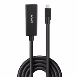 Lindy 43364 câble USB USB 3.2 Gen 2 (3.1 Gen 2) 5 m USB C Noir - Vue supplémentaire 2
