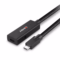 Lindy 43364 câble USB USB 3.2 Gen 2 (3.1 Gen 2) 5 m USB C Noir - Vue supplémentaire 5