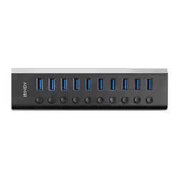Lindy 43370, USB 3.2 Gen 1 (3.1 Gen 1) Type-B, USB 3.2 Gen 1 (3.1 Gen 1) Type-A, 5000 Mbit/s, Noir, Acrylonitrile-Butadiène-S ...