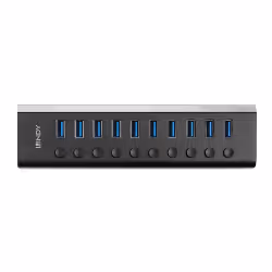 Lindy 43370, USB 3.2 Gen 1 (3.1 Gen 1) Type-B, USB 3.2 Gen 1 (3.1 Gen 1) Type-A, 5000 Mbit/s, Noir, Acrylonitrile-Butadiène-S ...