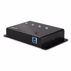 Lindy 43374 Hub USB 3.2 Gen 1 Type-B 4 Ports Métal Noir - Vue supplémentaire 2
