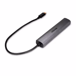 Lindy 43384 hub & concentrateur USB Type-C 10000 Mbit/s Gris