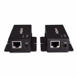 Lindy 43386 prolongateur réseau Émetteur et récepteur réseau Noir