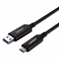 Lindy 43395 câble USB USB 3.2 Gen 1 (3.1 Gen 1) 10 m USB A USB C Noir - Vue supplémentaire 3