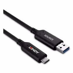 Lindy 43395 câble USB USB 3.2 Gen 1 (3.1 Gen 1) 10 m USB A USB C Noir - Vue supplémentaire 4