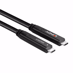 Lindy 43398 câble USB USB 3.2 Gen 1 (3.1 Gen 1) 10 m USB C Noir - Vue supplémentaire 3