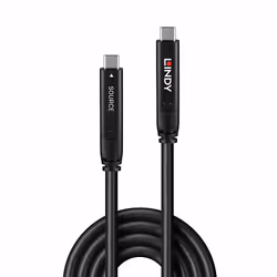 Lindy 43399 câble USB USB 3.2 Gen 1 (3.1 Gen 1) 15 m USB C Noir - Vue supplémentaire 2