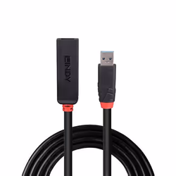 Lindy 43401, USB 3.2 Gen 1 (3.1 Gen 1) Type-C, USB 3.2 Gen 1 (3.1 Gen 1) Type-C, 5000 Mbit/s, Noir, Acrylonitrile-Butadiène-S ...
