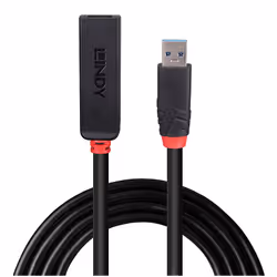 Lindy 43403 hub & concentrateur USB 3.2 Gen 1 (3.1 Gen 1) Type-C 5000 Mbit/s Noir - Vue supplémentaire 2