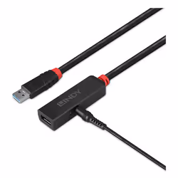 Lindy 43403 hub & concentrateur USB 3.2 Gen 1 (3.1 Gen 1) Type-C 5000 Mbit/s Noir - Vue supplémentaire 3
