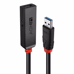 Lindy 43404 hub & concentrateur USB 3.2 Gen 1 (3.1 Gen 1) Type-C 5000 Mbit/s Noir - Vue supplémentaire 2