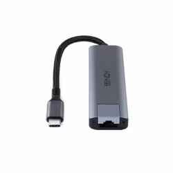 Lindy 43422 hub & concentrateur USB 3.2 Gen 2 (3.1 Gen 2) Type-C 10000 Mbit/s Gris - Vue supplémentaire 2