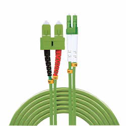 Lindy 46322 câble de fibre optique 3 m 2x LC 2x SC OM5 Vert
