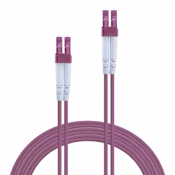 Lindy 46340 câble de fibre optique 1 m LC OM4 Violet - Vue supplémentaire 2