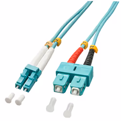 Lindy 1.0m OM3 LC - SC Duplex, 1 m, OM3, LC, SC