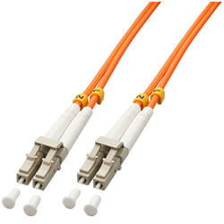 Lindy 46480 câble de fibre optique 1 m LC OM2 Orange