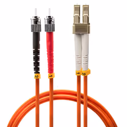 Lindy 46490 câble de fibre optique 1 m LC ST OM2 Orange