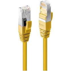 47864 RJ45 Câble réseau, câble patch cat 6a s/ftp 2.00 m jaune 1 pc(s) A746943 - Lindy