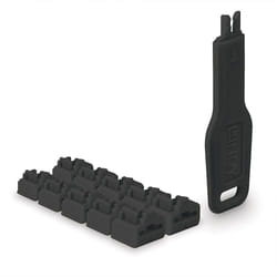 Lindy 47891 bloqueur de port Bloqueur de port + clé RJ-45 Noir Acrylonitrile-Butadiène-Styrène (ABS) 10 pièce(s)