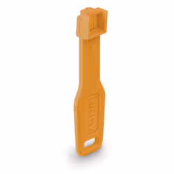 Lindy 47897 bloqueur de port Bloqueur de port + clé RJ-45 Orange Acrylonitrile-Butadiène-Styrène (ABS) 10 pièce(s)