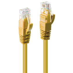Lindy 48061 câble de réseau Jaune 0,5 m Cat6 U/UTP (UTP)