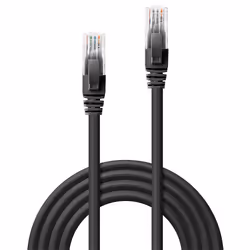 Lindy 48082 câble de réseau Noir 10 m Cat6 U/UTP (UTP)
