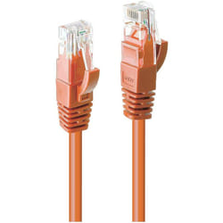 Lindy 48109 câble de réseau Orange 3 m Cat6 U/UTP (UTP)