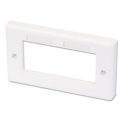 Lindy 60542 Plaque de commutation et obturateur Blanc
