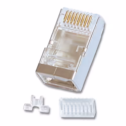 Lindy 62435, RJ-45 8-pin cat.6, Gris, 10 pièce(s)