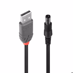 Lindy 70267, 1,5 m, USB A, CC, USB 2.0, Mâle/Mâle, Noir