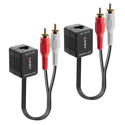 Lindy 70460 extension audio/video Émetteur AV Noir, Rouge, Blanc