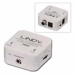 Lindy 70467, 1xTosLink, 1xCoax, 3,5mm, Blanc