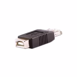 Lindy 71228, USB A, USB B, Noir