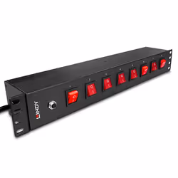 Lindy 73025 unité de distribution d'énergie 8 sortie(s) CA 1.5U Noir