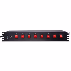 Lindy 73025 unité de distribution d'énergie 8 sortie(s) CA 1.5U Noir - Vue supplémentaire 4