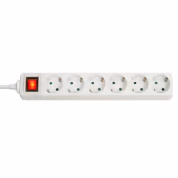 Lindy 73103, Intérieure, Type F, Blanc, 6 sortie(s) CA, 3500 W, -4 - 40 °C